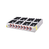 Aragaz de banc, GPL sau gaz, cu 8 arzătoare, Seria Mini, DRNMO-8